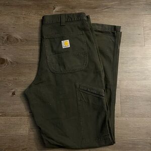 Carhartt Men's Olive Green Work Pants
